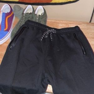 Black joggers